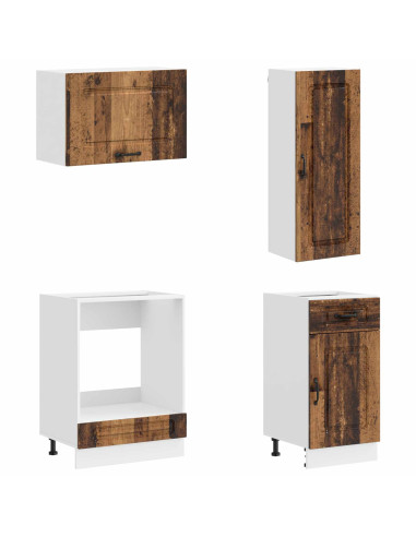 Unità Cucina KALMAR 8 pcs Legno antico Legno ingegnerizzato
