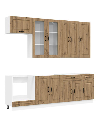 Unità Cucina KALMAR 8 pcs Rovere Artigianale