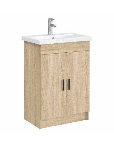 Lavabo da bagno Cromato 61 x 40 x 16,5 cm Metallo