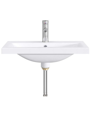 Lavabo da bagno Cromato 61 x 40 x 16,5 cm Metallo