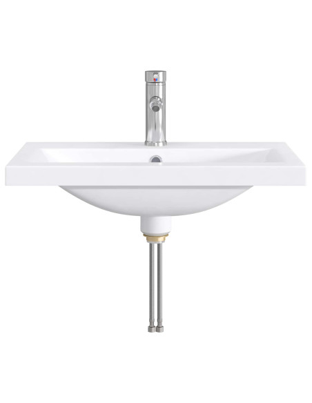 Lavabo da bagno Cromato 61 x 40 x 16,5 cm Metallo