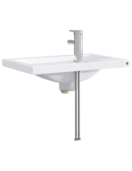 Lavabo da bagno Cromato 61 x 40 x 16,5 cm Metallo