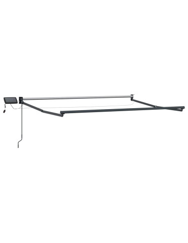Tenda retrattile manuale con LED Bianco 3,5 x 2,5 m