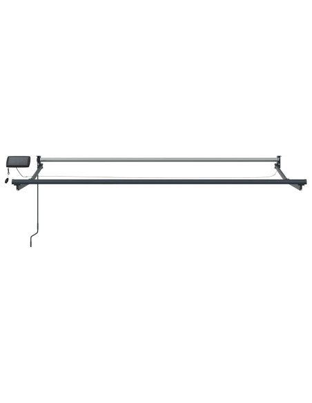 Tenda retrattile manuale con LED Bianco 3,5 x 2,5 m