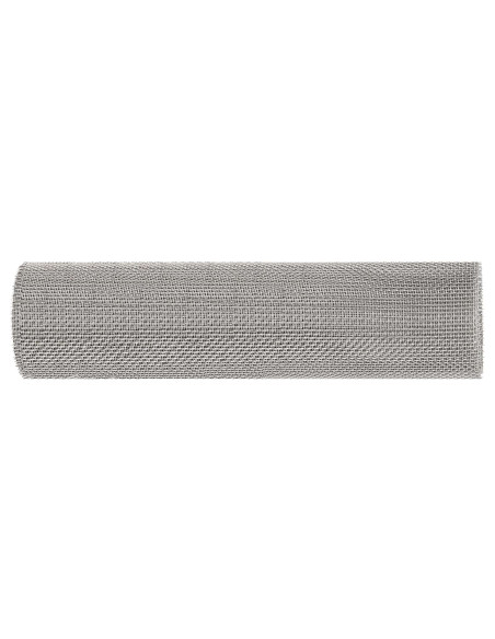 Rete per schermatura 40 x 500 cm 8 Mesh Argento