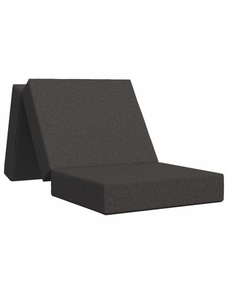 Divano Letto Pieghevole 75 x 67 x 45 cm Grigio Scuro