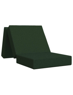 Divano Letto Pieghevole 75 x 67 x 45 cm Verde Scuro