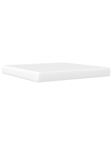 Struttura del letto con testiera Bianco 180 x 200 cm Similpelle