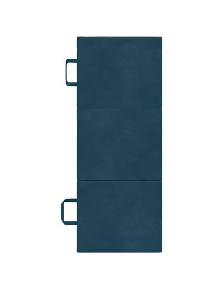 Divano Letto Pieghevole 90 x 63 x 45 cm Blu