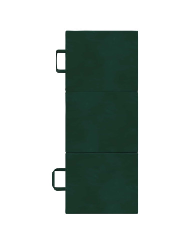 Divano Letto Pieghevole 90 x 63 x 45 cm Verde Scuro