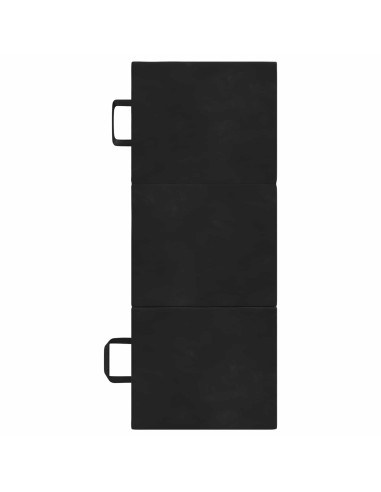 Divano Letto Pieghevole 90 x 63 x 45 cm Nero