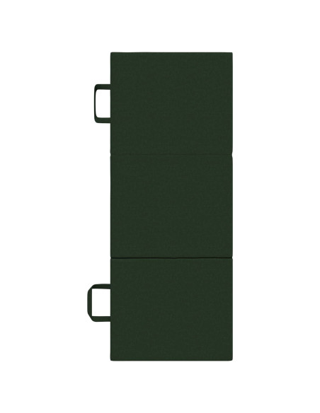 Divano Letto Pieghevole 75 x 67 x 45 cm Verde Scuro
