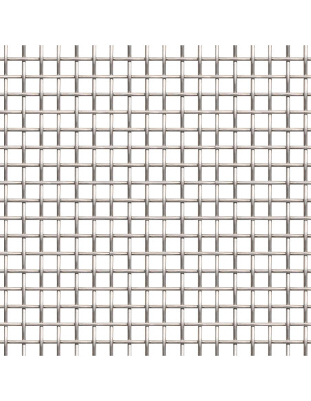 Rete per schermatura 60 x 200 cm 8 Mesh Argento