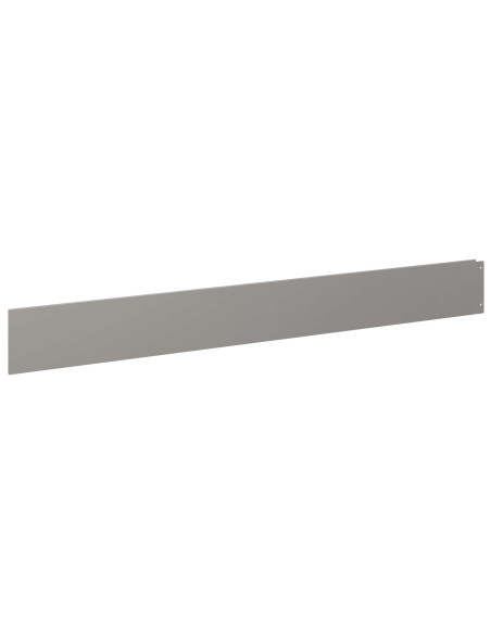 Bordura per Prato 10 pcs 100 x 12 cm Acciaio Ruggine