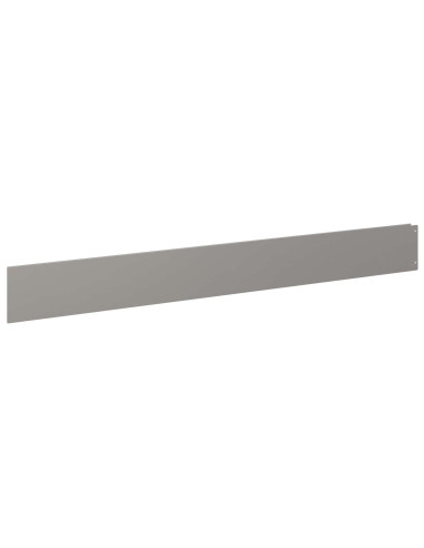 Bordura per Prato 30 pcs 100 x 12 cm Acciaio Ruggine