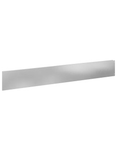Bordura per Prato 10 pcs 100 x 15 cm Acciaio Argento 2