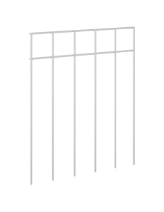 Pannello di Recinzione da Giardino 24 pcs Acciaio zincato 2