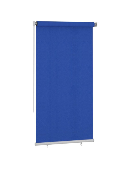 Tenda a Rullo per Esterni 120x230 cm Blu HDPE