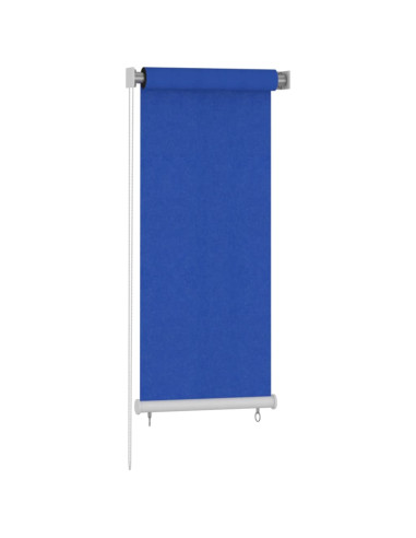 Tenda a Rullo per Esterni 60x140 cm Blu HDPE