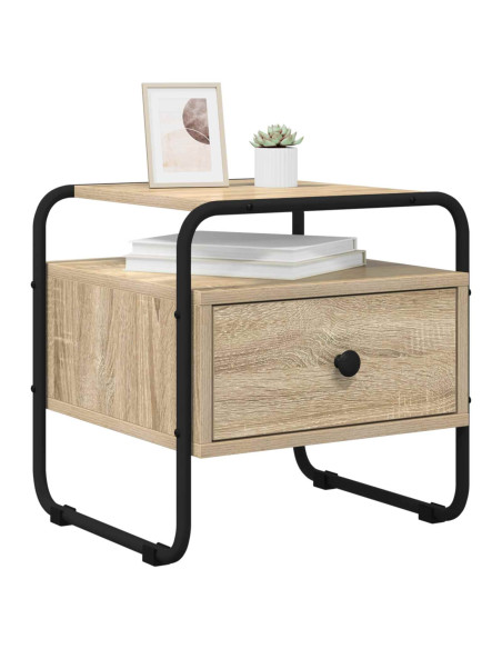 Armadio da Notte 2 pz Rovere Sonoma 40 x 39,5 x 40 cm