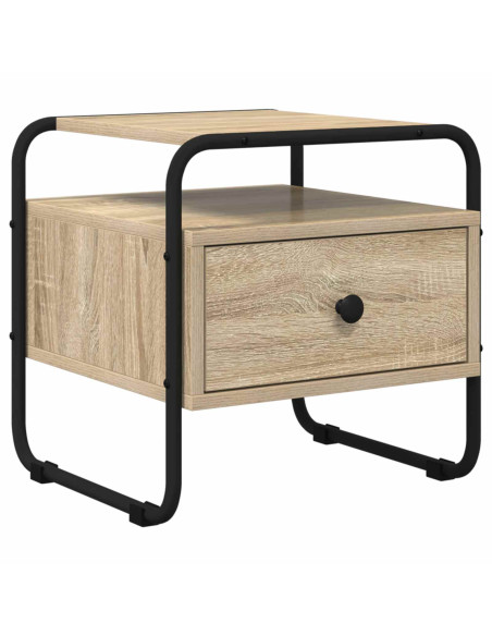 Armadio da Notte 2 pz Rovere Sonoma 40 x 39,5 x 40 cm