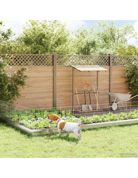 Recinzione da Giardino con Picchetti 12 pcs 35 x 50 cm Mesh