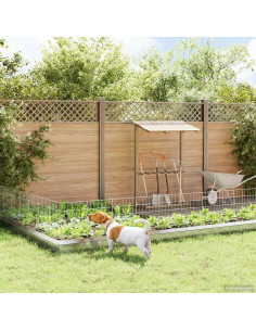 Recinzione da Giardino con Picchetti 48 pcs 35 x 50 cm Mesh