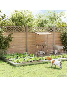 Recinzione da Giardino con Picchetti 24 pcs 55 x 50 cm Mesh