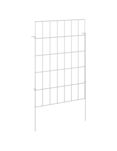 Recinzione da Giardino con Picchetti 12 pcs 35 x 50 cm Mesh 2
