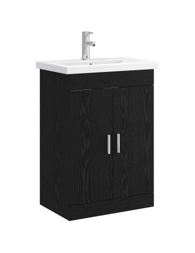 Set di mobili per il bagno Rovere Nero 61 x 40 x 84,5 cm