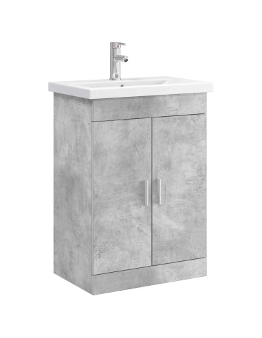 Set di mobili per il bagno Grigio Cemento 61 x 40 x 84,5 cm