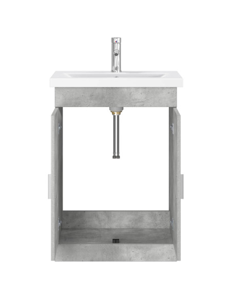 Set di mobili per il bagno Grigio Cemento 61 x 40 x 84,5 cm