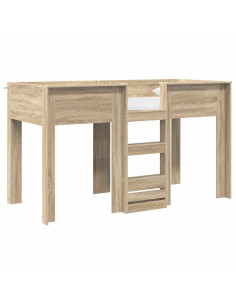 Letto a Castello per Bambini Rovere Sonoma 75 x 190 cm 2