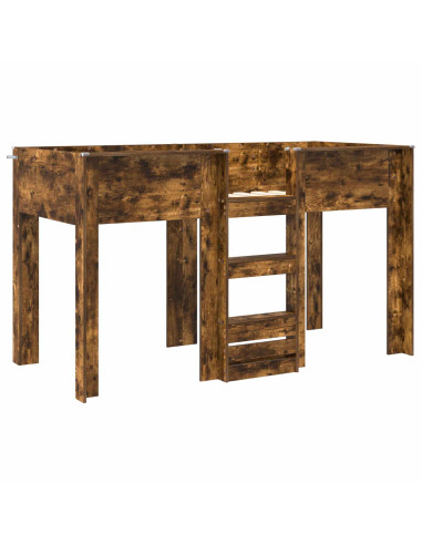 Letto a Castello per Bambini Rovere fumé 75 x 190 cm