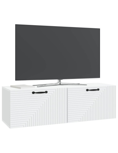 Mobile Porta TV da Muro Bianco 98 x 31 x 30 cm
