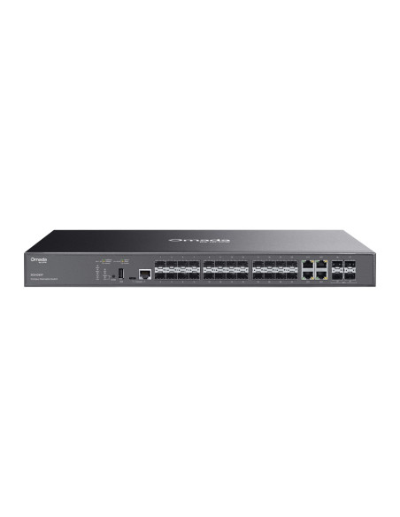 SWITCH 24P GIGABIT POE+ 4SLOT SFP+ 10GE MANAGED L2+ 1P USB 1P RJ45