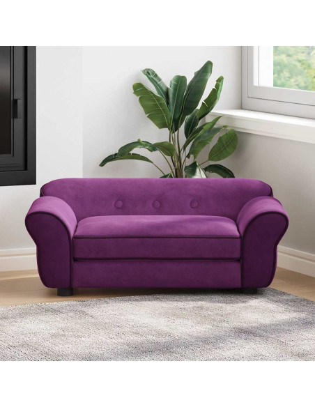 Divano per Cani Borgogna 72x45x30 cm in Peluche
