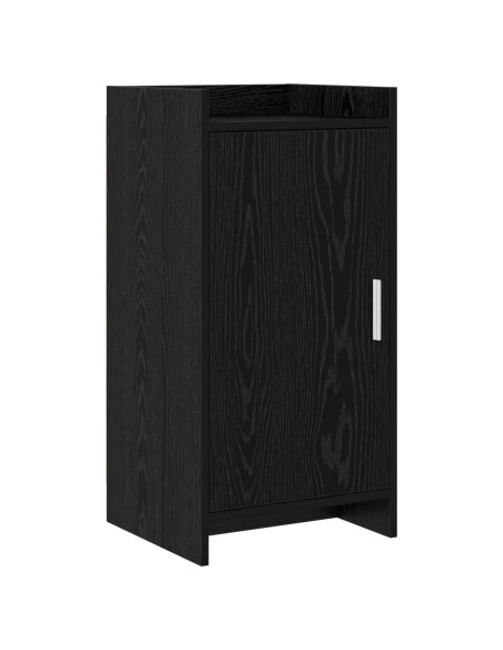 Credenza Rovere Nero 40 x 36 x 80 cm Legno ingegnerizzato