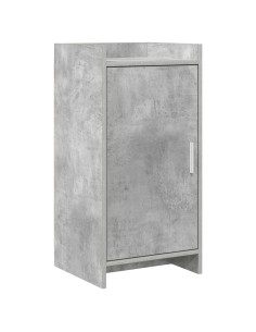 Credenza Grigio Cemento 40 x 36 x 80 cm Legno ingegnerizzato