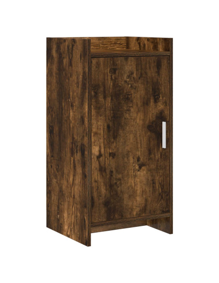 Credenza Rovere Fumo 40 x 36 x 80 cm Legno ingegnerizzato