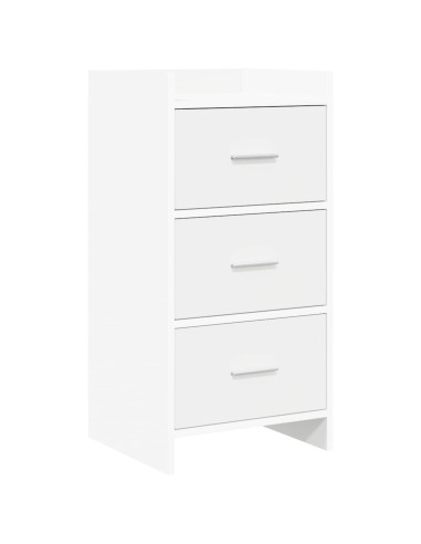 Credenza Bianco 40 x 36 x 80 cm Legno ingegnerizzato