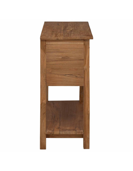 Credenza Naturale 79 x 35 x 80 cm Legno di teak solido