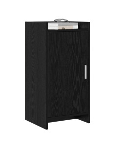 Credenza Rovere Nero 40 x 36 x 80 cm Legno ingegnerizzato 2