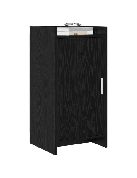 Credenza Rovere Nero 40 x 36 x 80 cm Legno ingegnerizzato