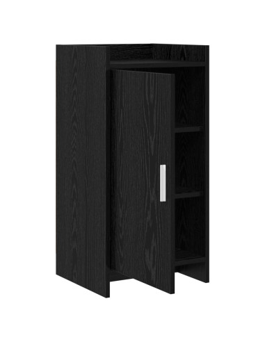 Credenza Rovere Nero 40 x 36 x 80 cm Legno ingegnerizzato