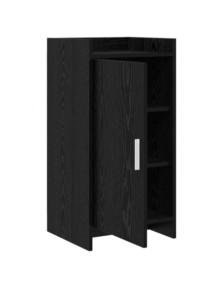 Credenza Rovere Nero 40 x 36 x 80 cm Legno ingegnerizzato