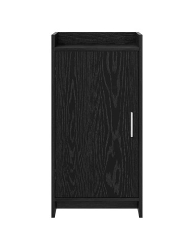 Credenza Rovere Nero 40 x 36 x 80 cm Legno ingegnerizzato