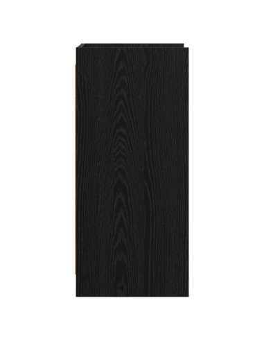 Credenza Rovere Nero 40 x 36 x 80 cm Legno ingegnerizzato