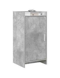 Credenza Grigio Cemento 40 x 36 x 80 cm Legno ingegnerizzato 2