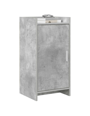 Credenza Grigio Cemento 40 x 36 x 80 cm Legno ingegnerizzato